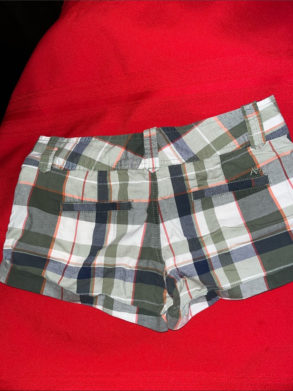 Size 3/4 Aeropostale Plaid Shorts - Picture 3 of 5
